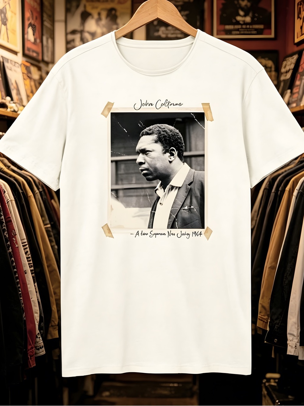 John Coltrane A Love Supreme Jazz Album Art Graphic T-Shirt